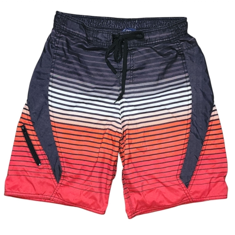 U.S. Apparel Lined Board Shorts Boys Size XL 18-20 Functional Fly Pockets Beach